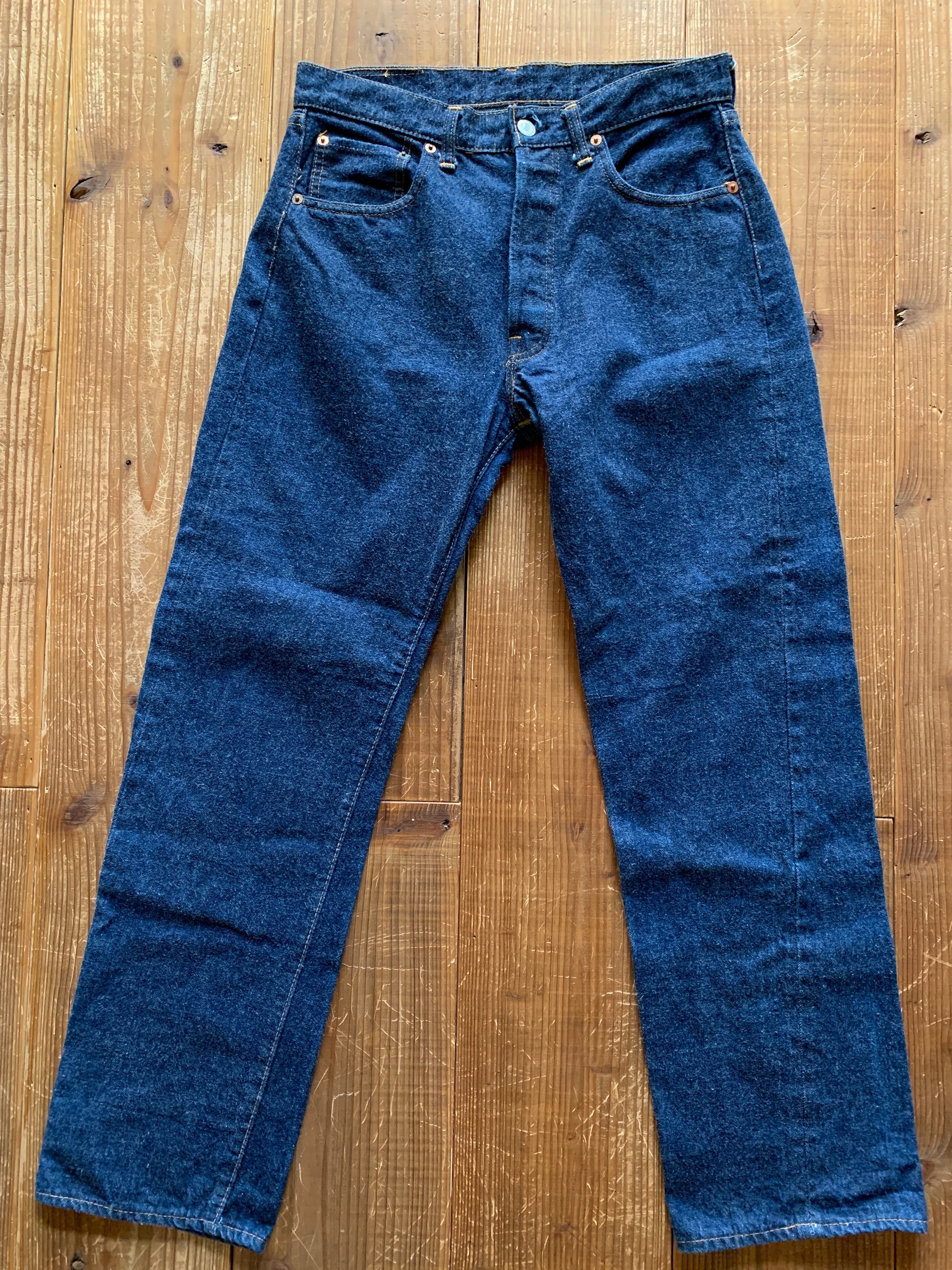 70's Levi's 501 66前期 デニムパンツ ほぼDEAD 濃紺 スレキスタンプ