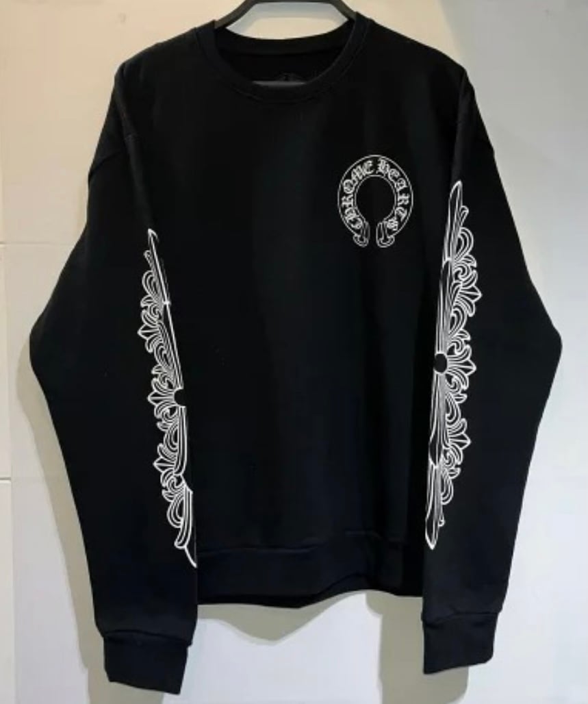 CHROME HEARTS クロムハーツ HORSE SHOE CREW NECK SWEAT アーム
