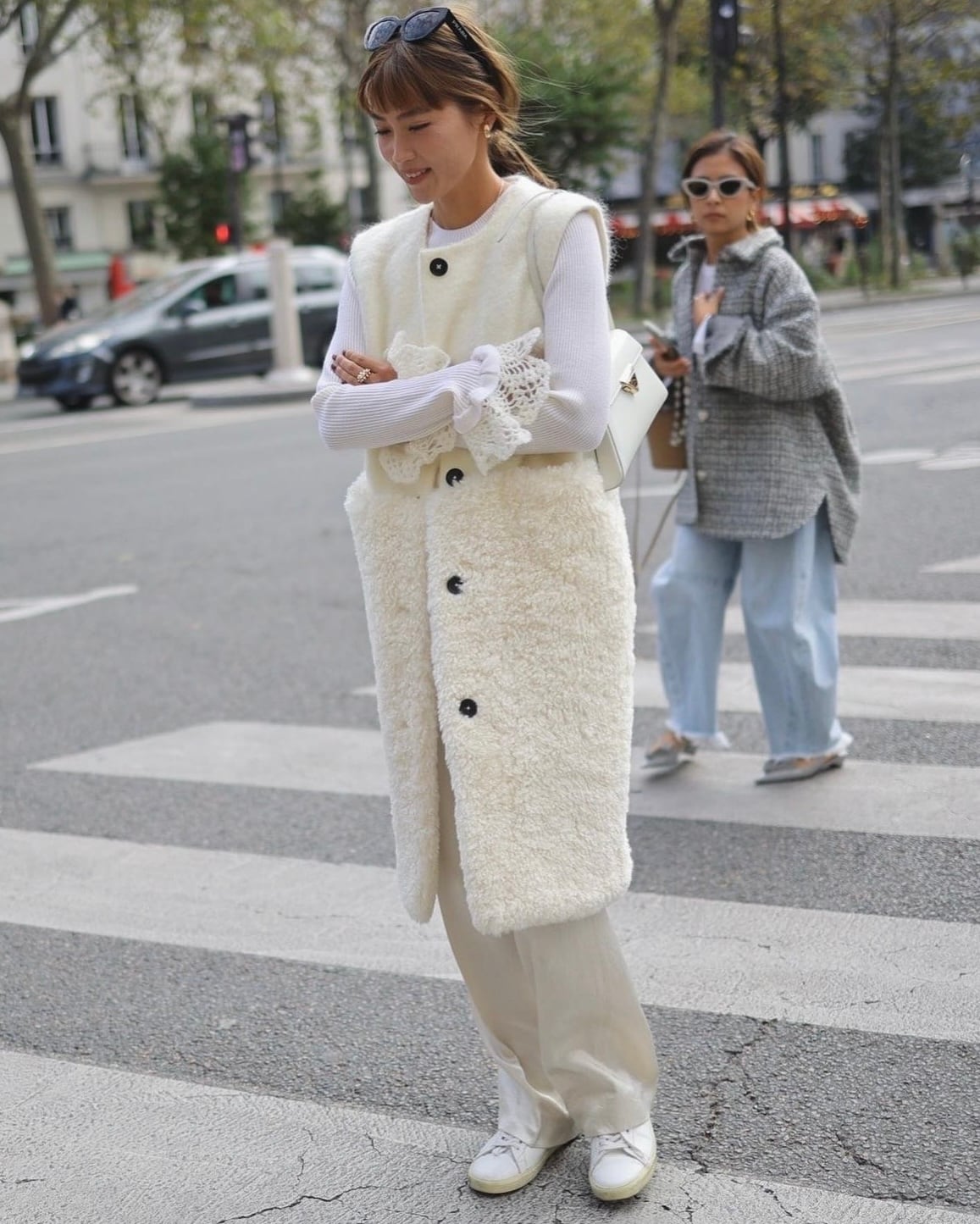 GPKW-603 Wool Mohair Teddy Vest | gypsohila
