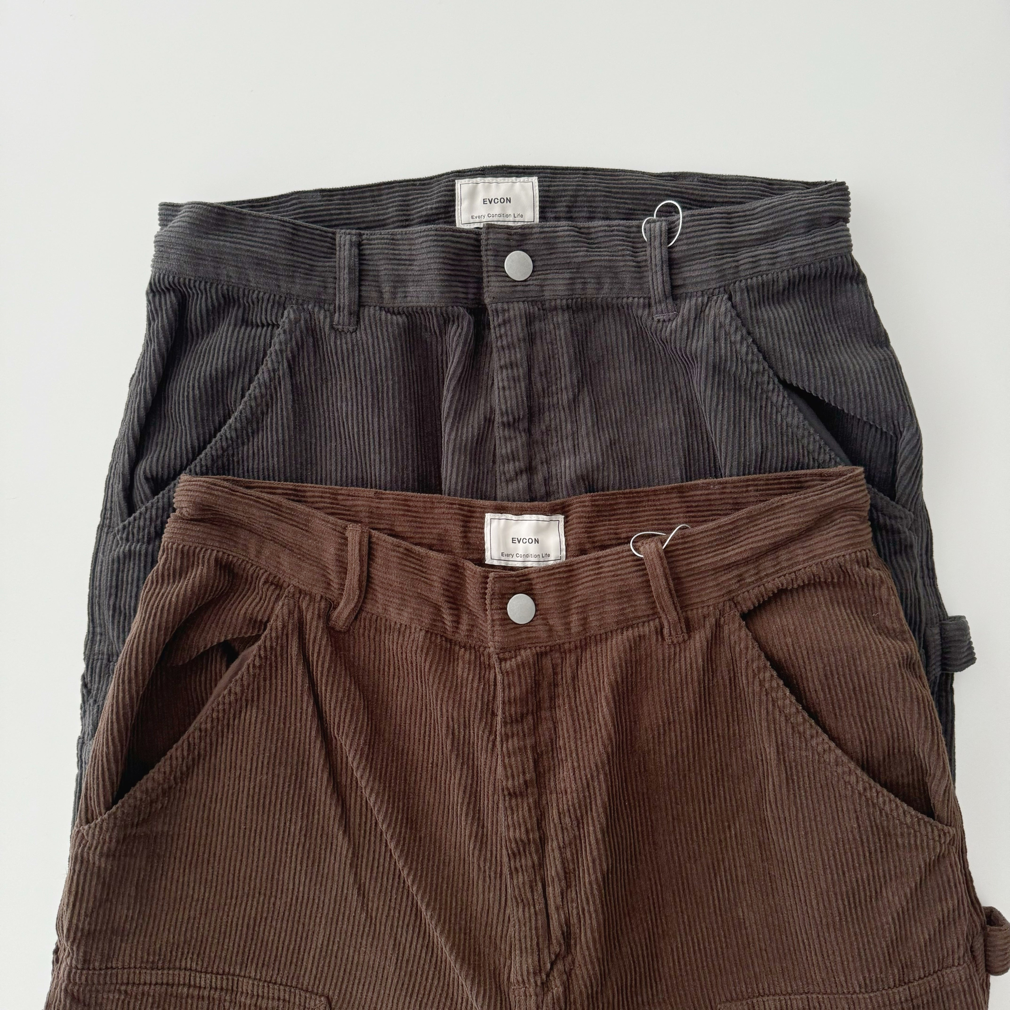 GARMENT DYE DOUBLE KNEE CORDUROY｜EVCON | 服と日用品 SLOPE