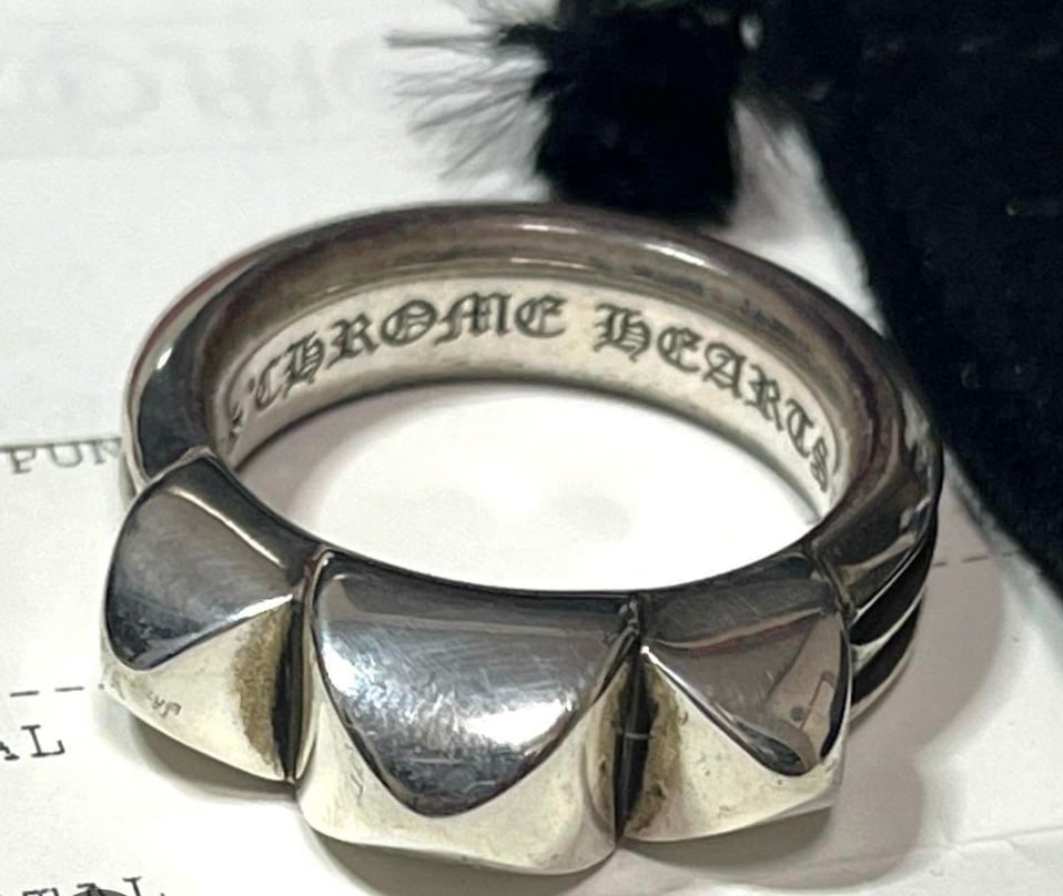 クCHROME HEARTS クロムハーツ ワックスドパンクリング 指輪
