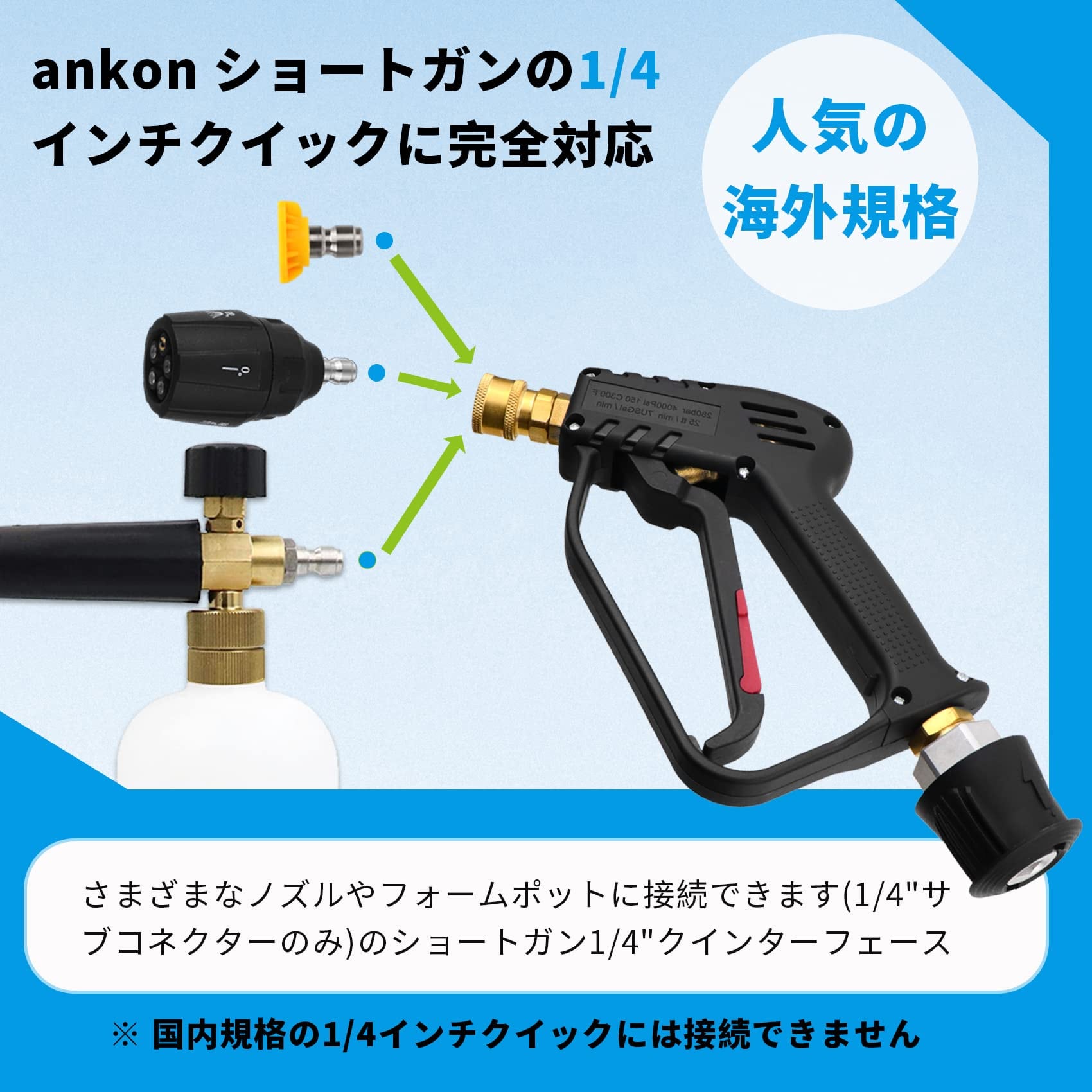 高圧洗浄ショートガン ケルヒャーKシリーズK2 K3 K4 K5 K6 K7 JTKに