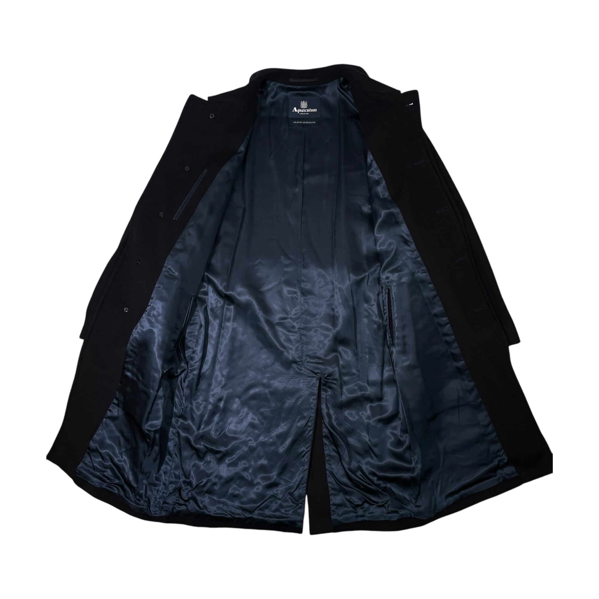 Aquascutum crafted in england アクアスキュータム カシミヤ100% 英国