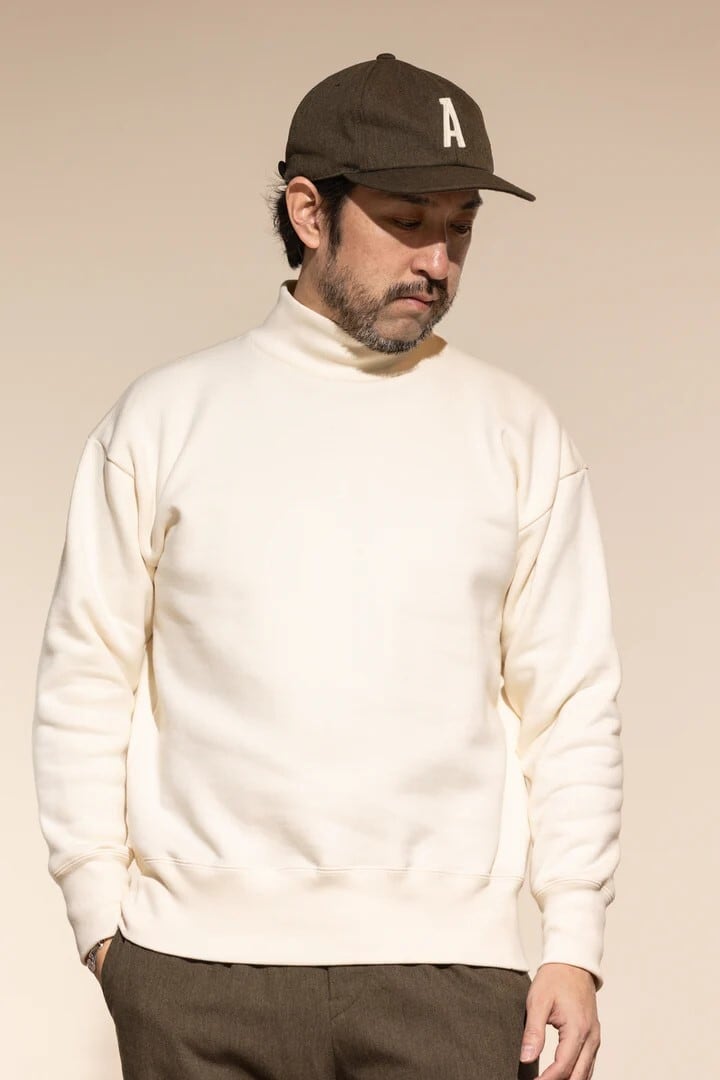 ACVM - FLEECE LINED MOC-NECK SWEATSHIRT | HUMAN and THINGS