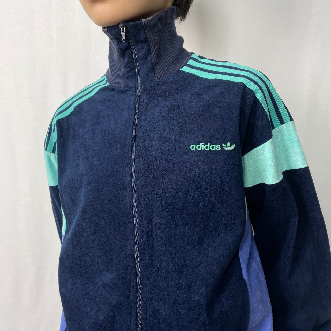70〜80年代 フランス製 VENTEX社製 adidas アディダス ベロアジャージ