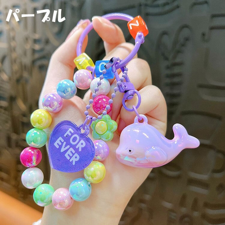 キーホルダー イルカ 韓国雑貨 かわいい クジラ キーチェーン