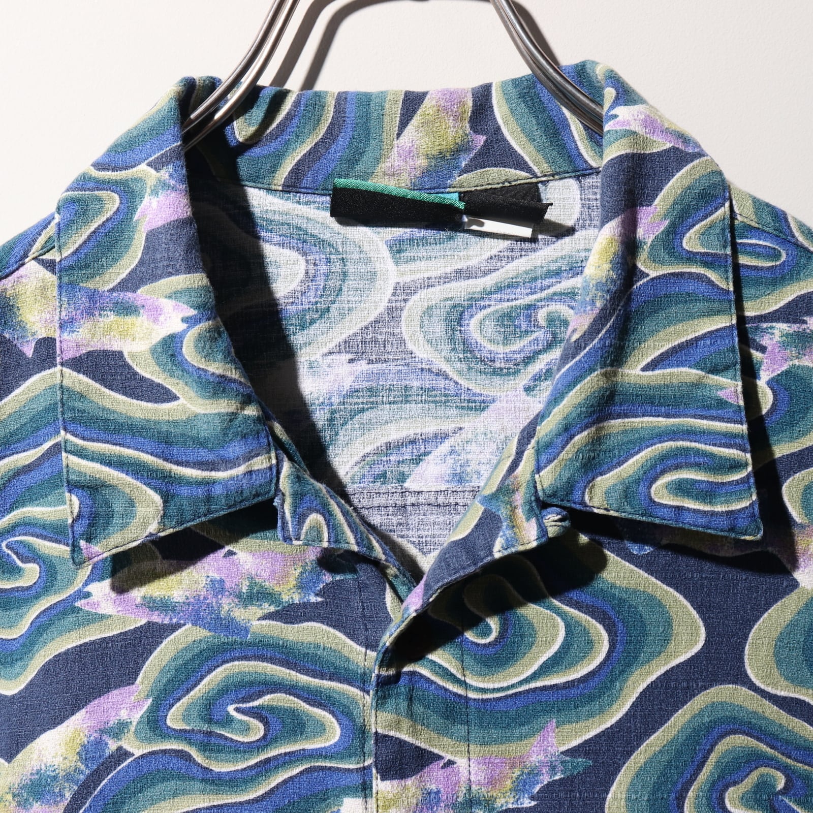 極美品 L 94年 Java Fish 渦巻き柄 パタゴニア パタロハ アロハシャツ