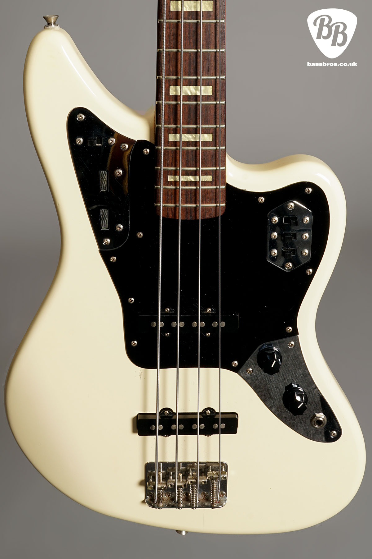 2004 Fender Japan JAB J-Craft Jaguar Bass White - BassBros