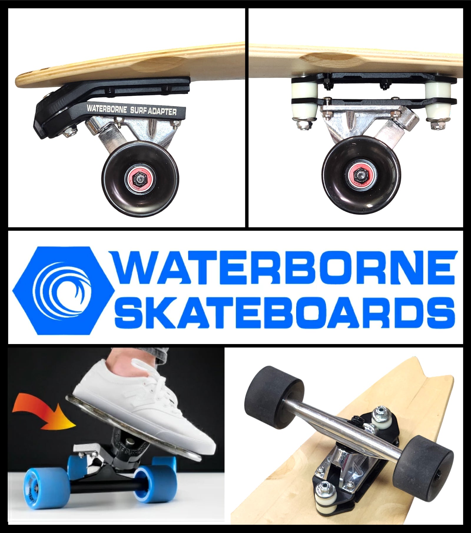 ロングスケートボード ロンスケ HEAVEN SKATEBOARD -MALIBU39-WB