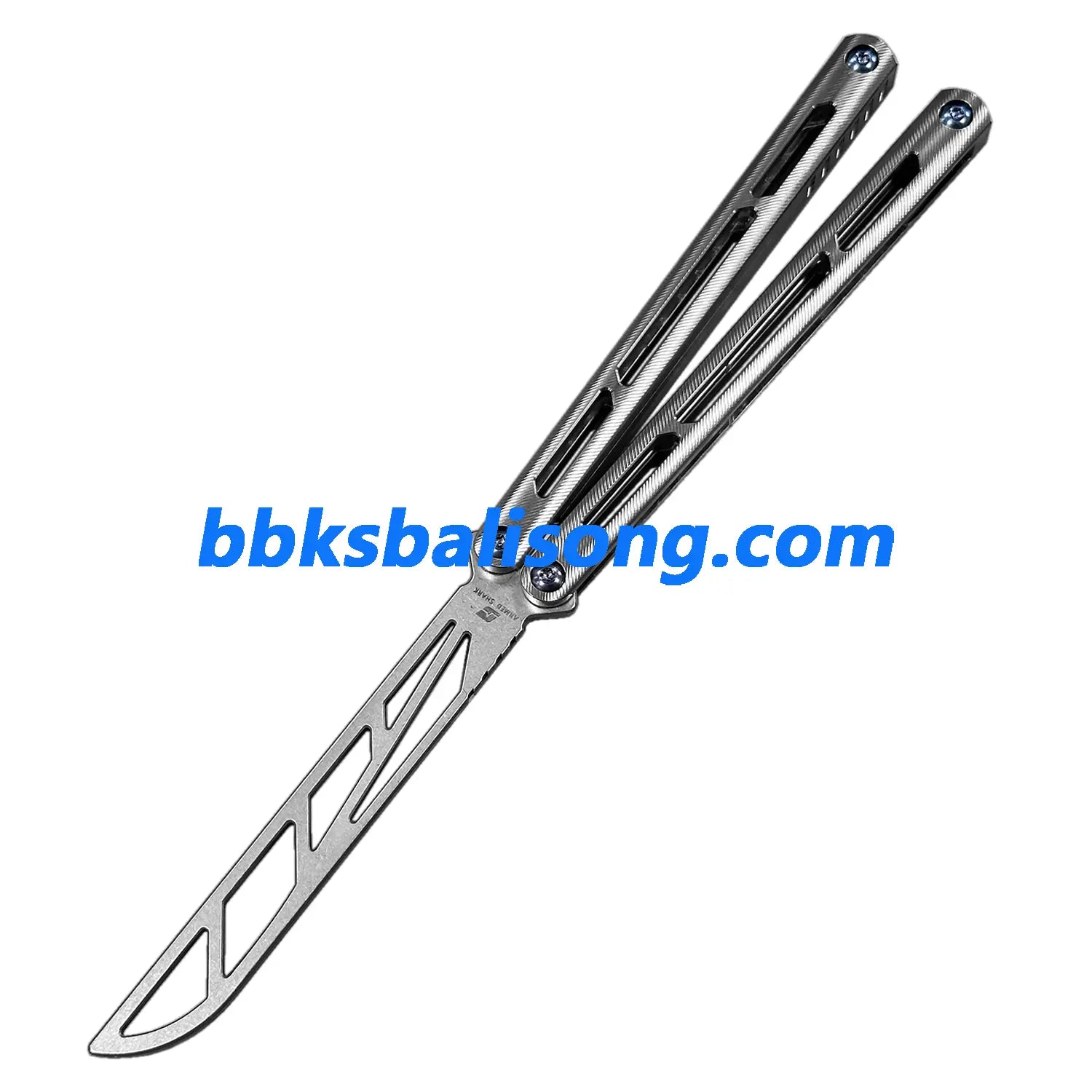 ARMED SHARK Tsunami Balisong Clone Titanium Chanwich Handle