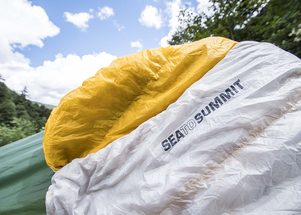 SEA TO SUMMIT「Spark Sp1」〜348g！超軽量撥水ダウンシュラフレビュー