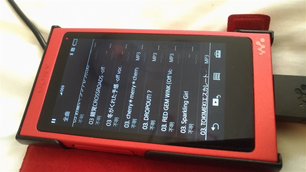 SDカードに入れた曲が表示されるものの再生する事ができません』 SONY