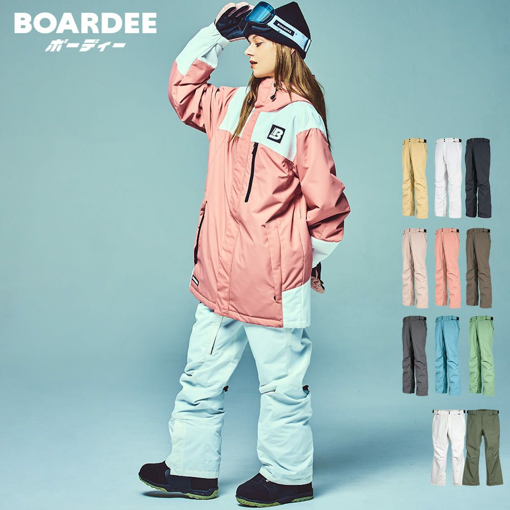 スノボウェア レディース パンツ 単品 スノーボードウェア BOARDEE