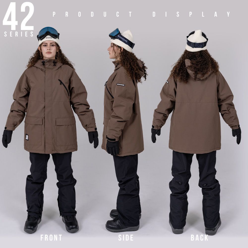 スノボウェア レディース 上下セット スノーボードウェア BOARDEE