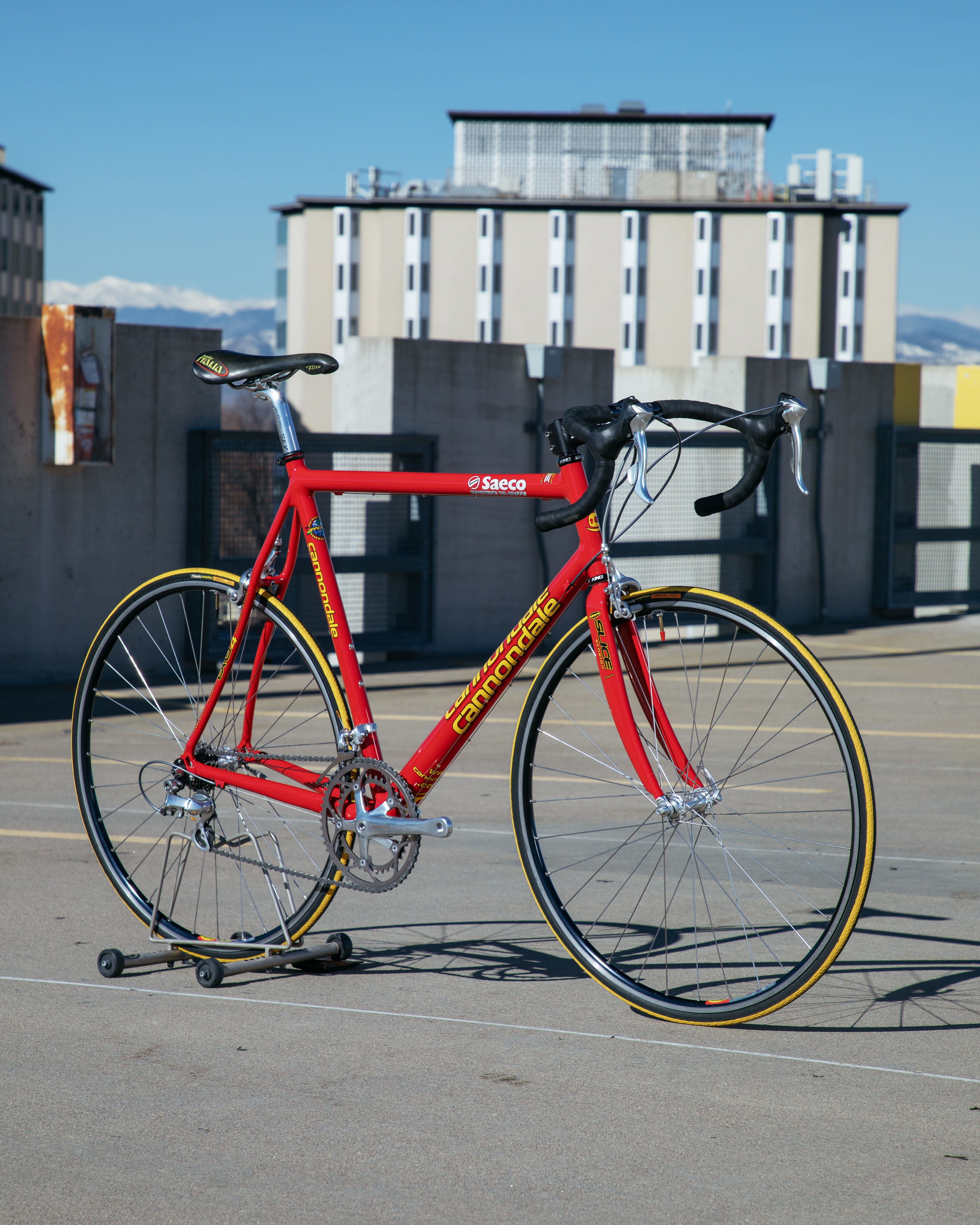 Cannondale CAAD 4 ロードバイク レッド Saeco Cannondale Caad4