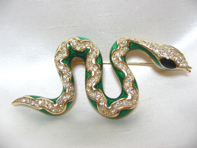 Chr.Diorクリスチャンディオールスネークピン(参考商品