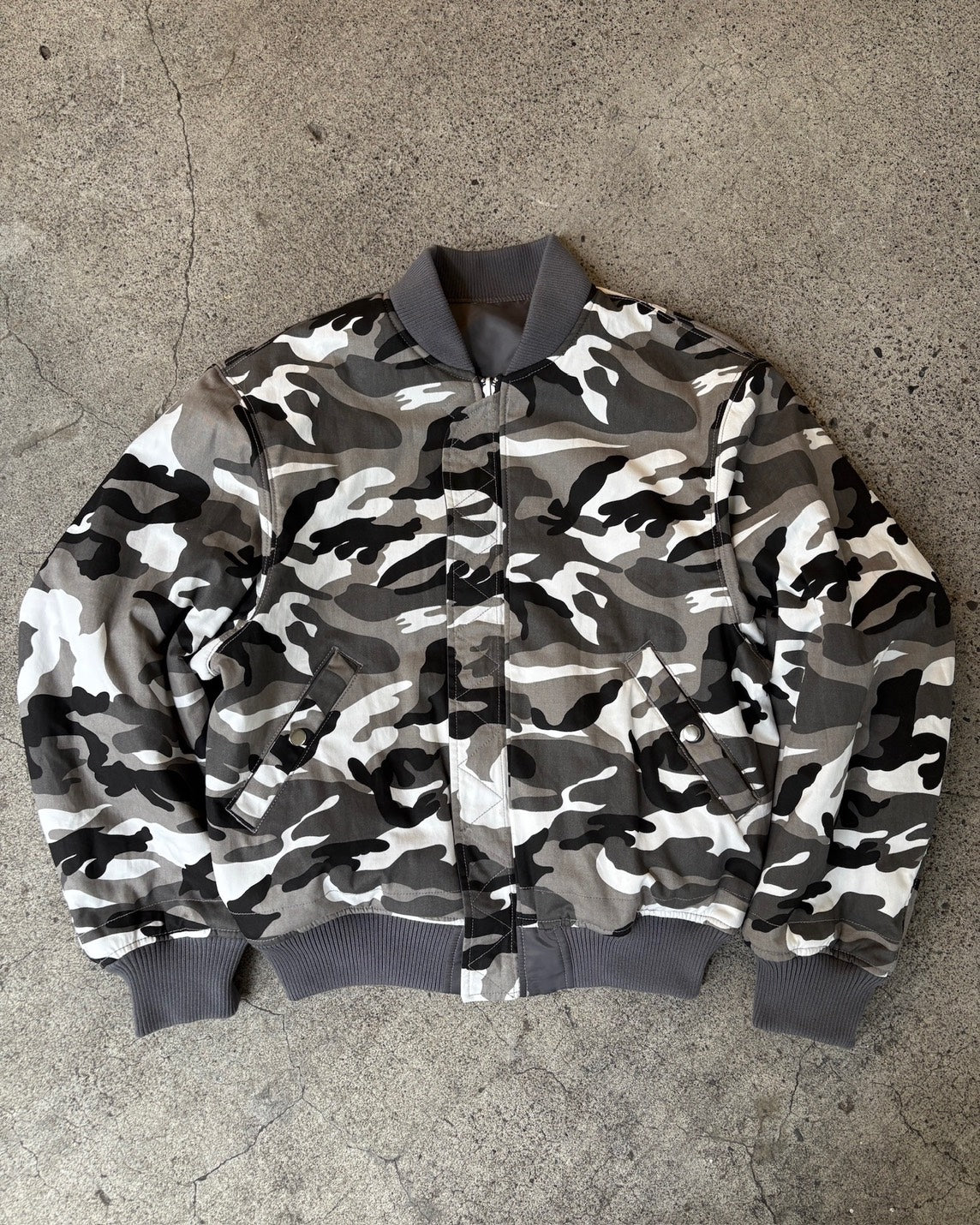 Camo Reversible MA-1 Jacket – BELVET