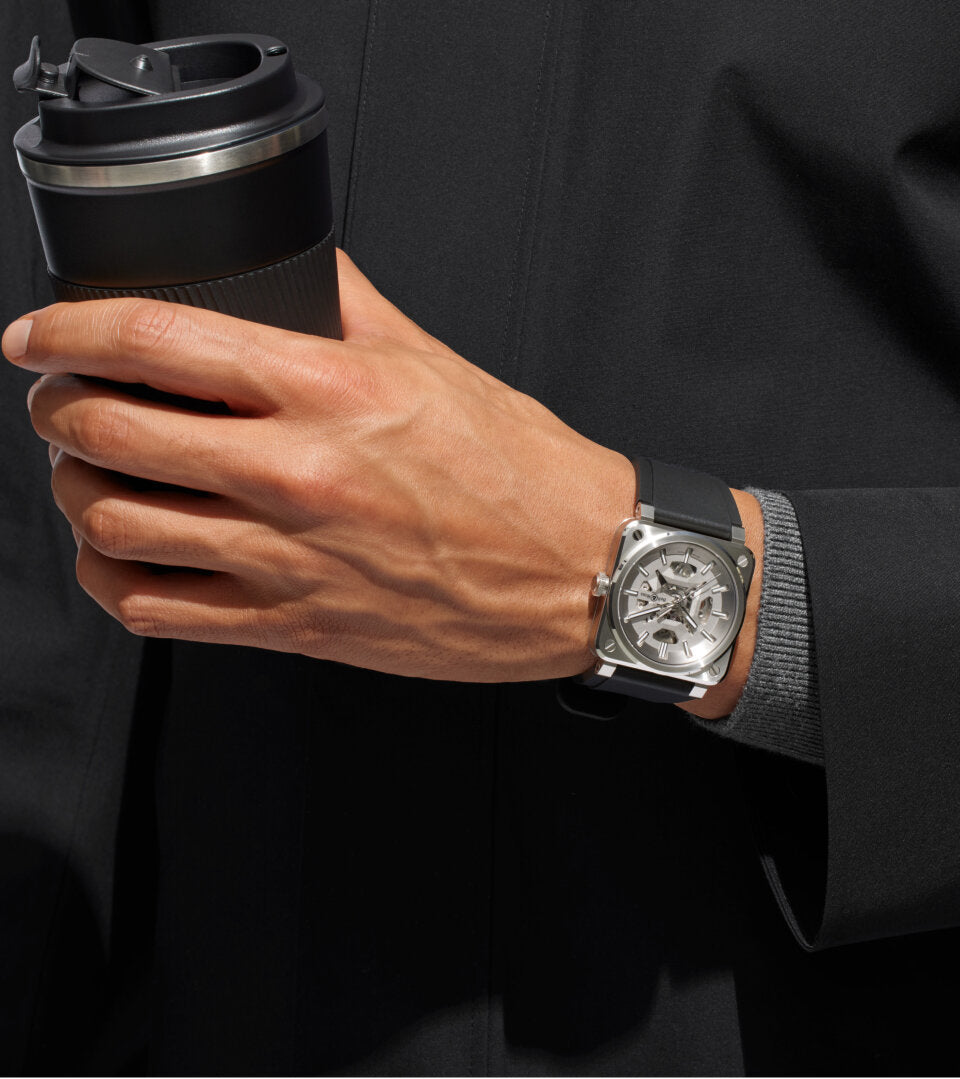 BR-03 Skeleton Grey Steel – Bell & Ross