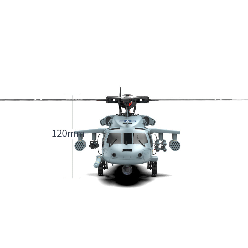 YXZNRC YUXIANG F09-H SH60 Seahawk RC Helicopter | 1/47 Scale GPS