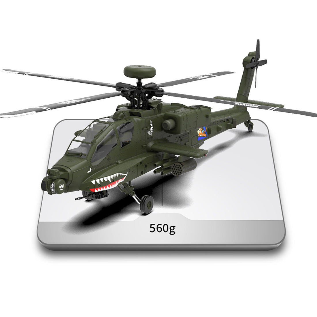 YXZNRC Yuxiang AH-64D Apache 1:32スケールRCヘリコプター - 高度な
