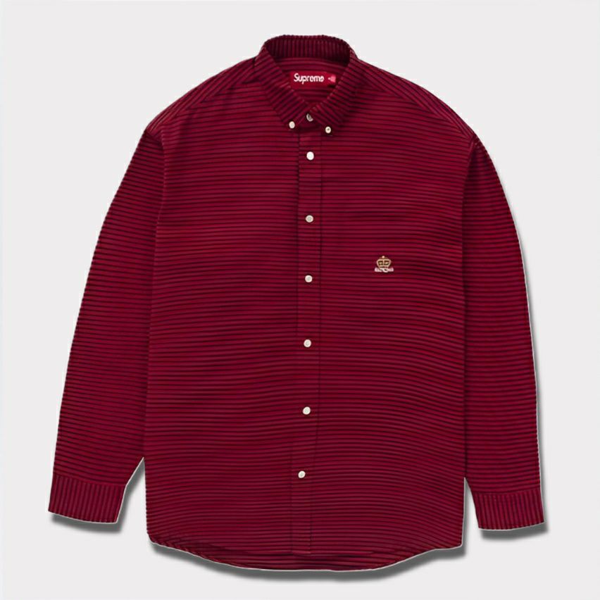 Supreme シュプリーム 2024AW Loose Fit Flannel Oxford Shirt ルーズ