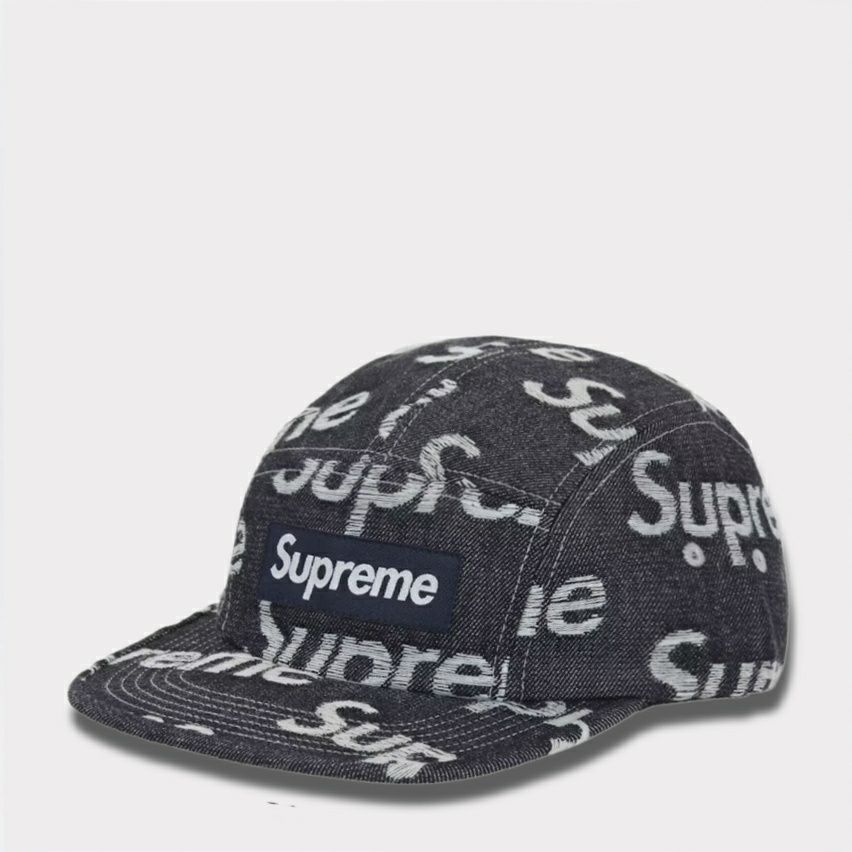Supreme シュプリーム 2025AW Jacquard Logos Denim Camp Cap ジャ