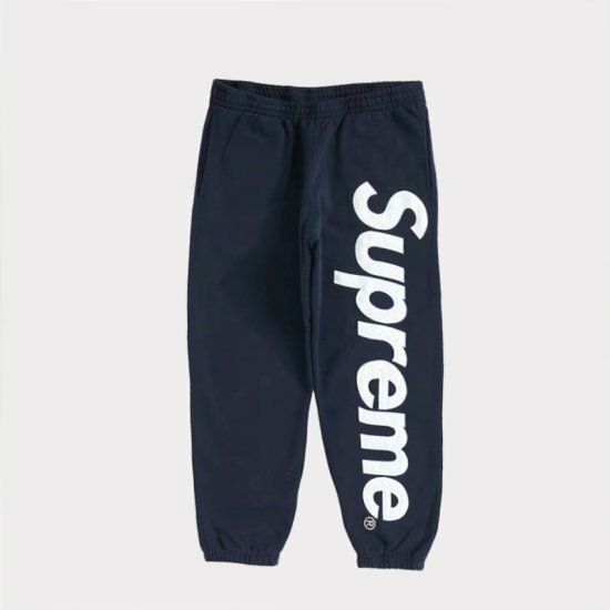 Supreme シュプリーム 2022AW Satin Applique Sweatpant サテン