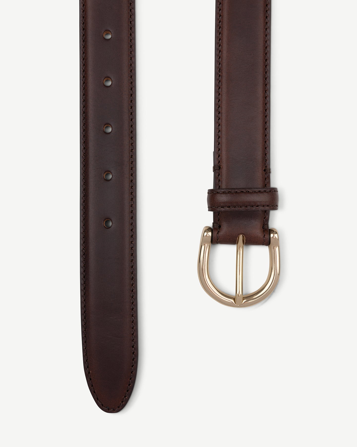 Dark Brown Dress Belt | Horween Chromexcel Leather | Besnard