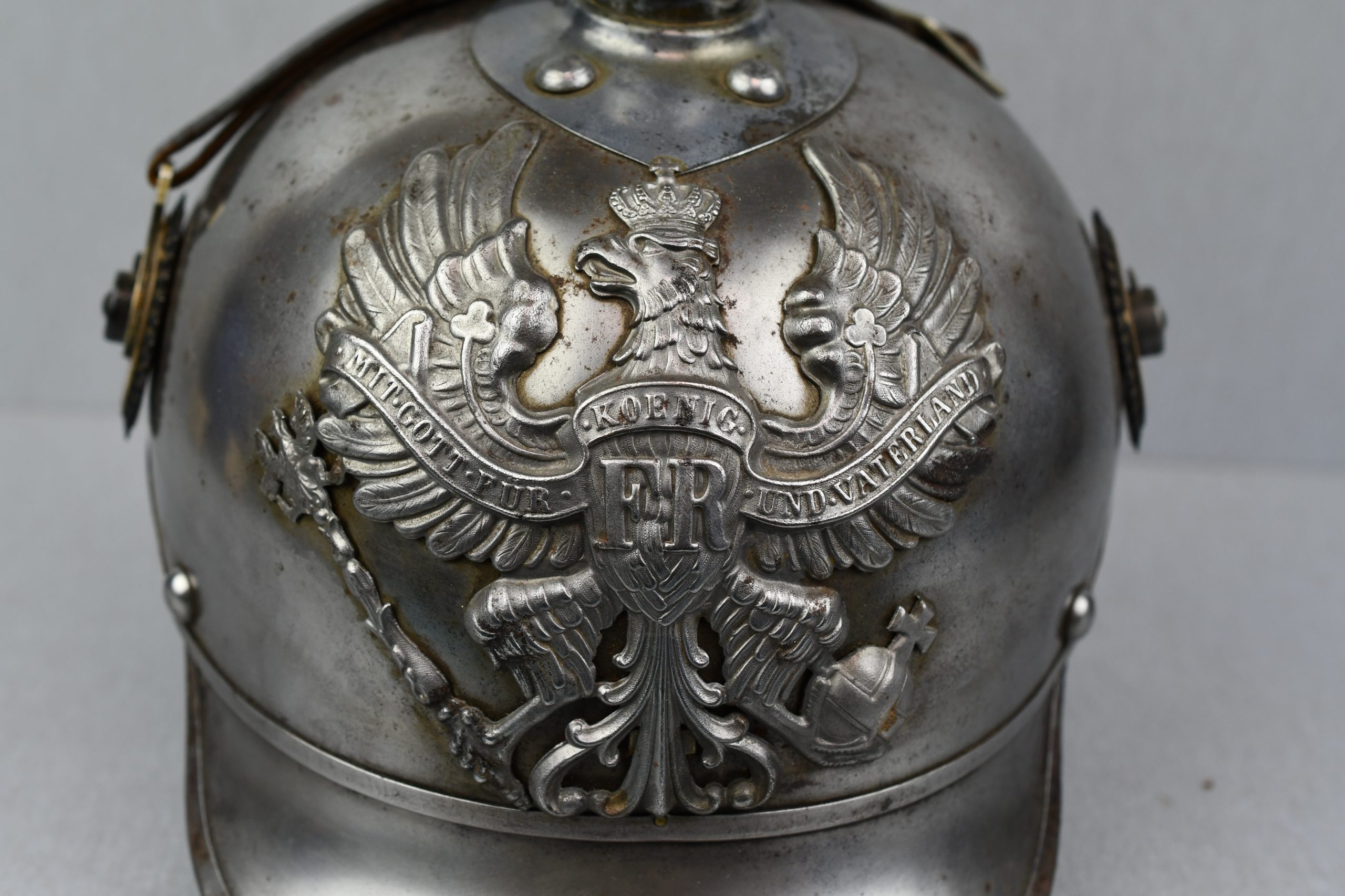 M1895 Prussian 'Cuirassier' enlisted men spike helmet by Helbing