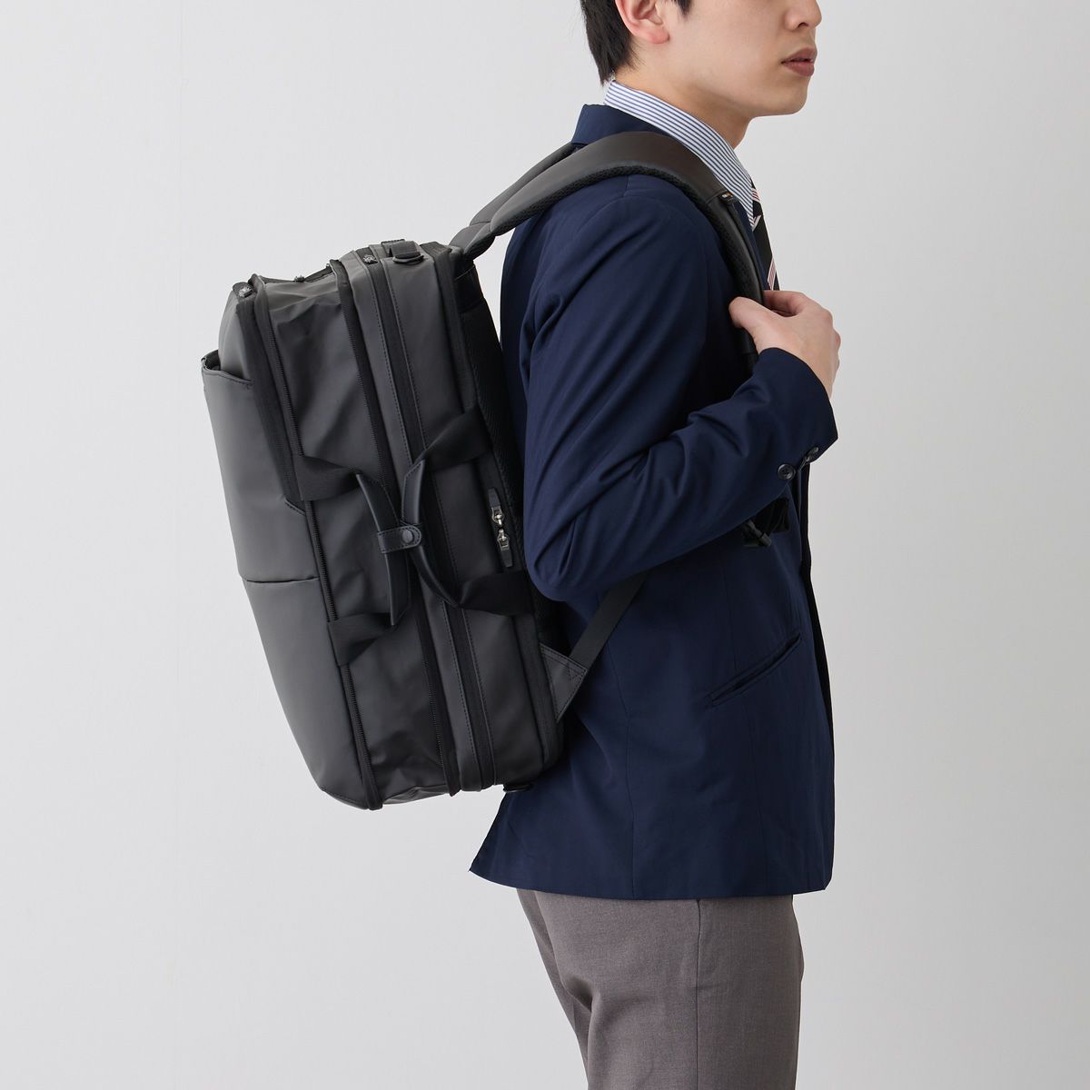 No.60639：3WAYリュック45cm EX6cm | BERMAS OFFICIAL WEB SHOP