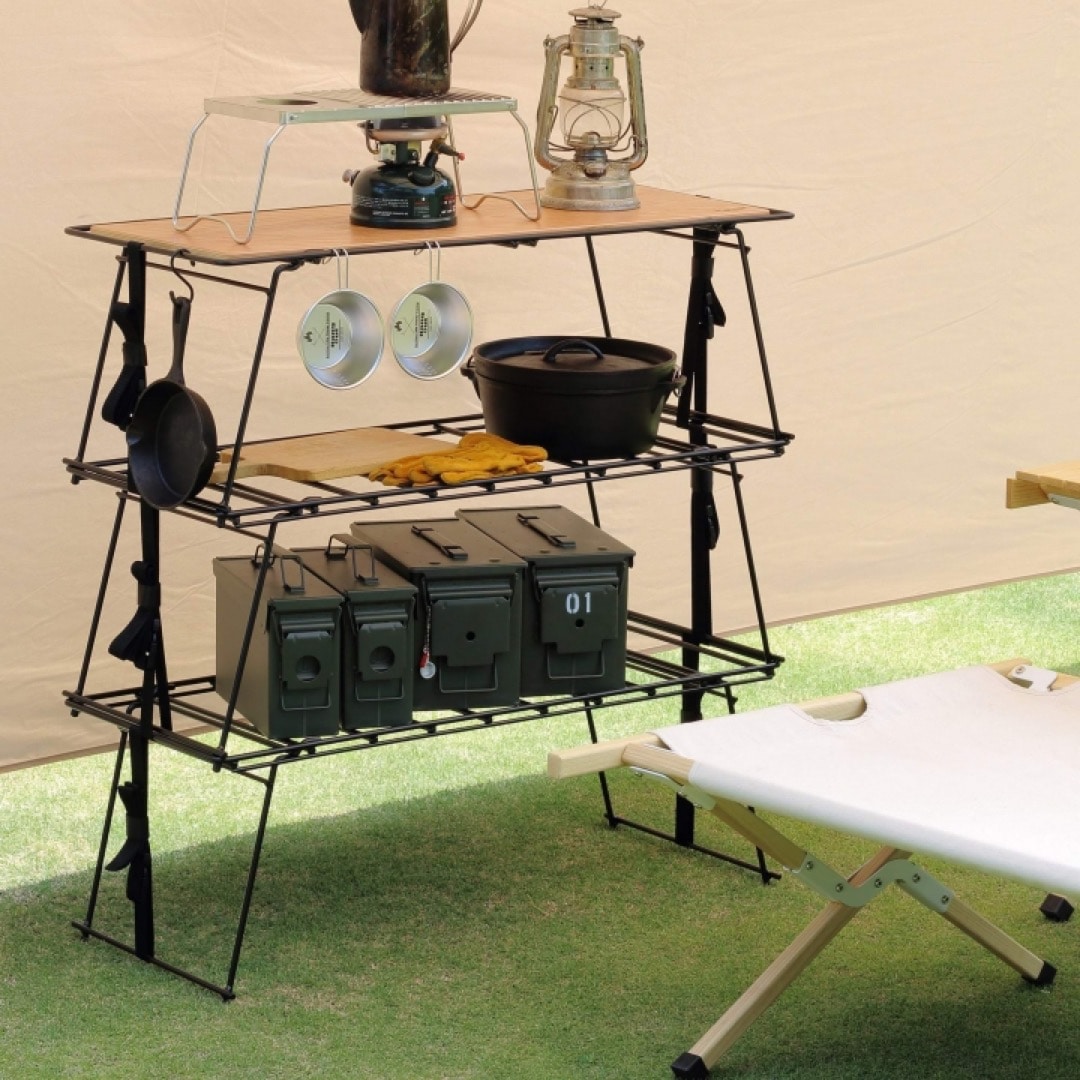 HangOut クランク スタッキングラック ウッド HangOut】 クランク