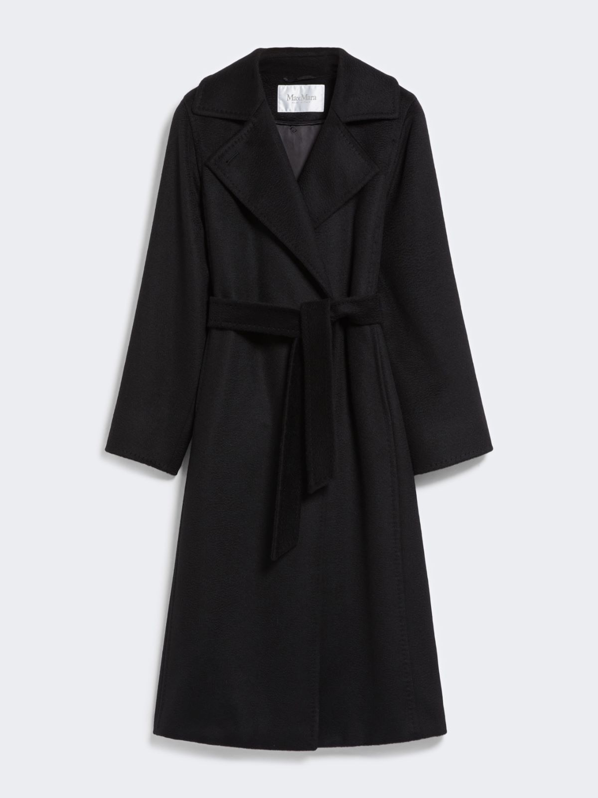 マニュエラ] ピュア キャメル アイコン コート, black | Max Mara