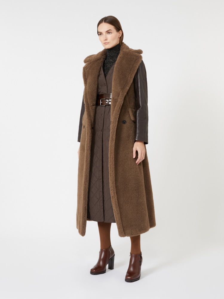 ボアーリオ] テディベア ロング ジレ, brown | Max Mara