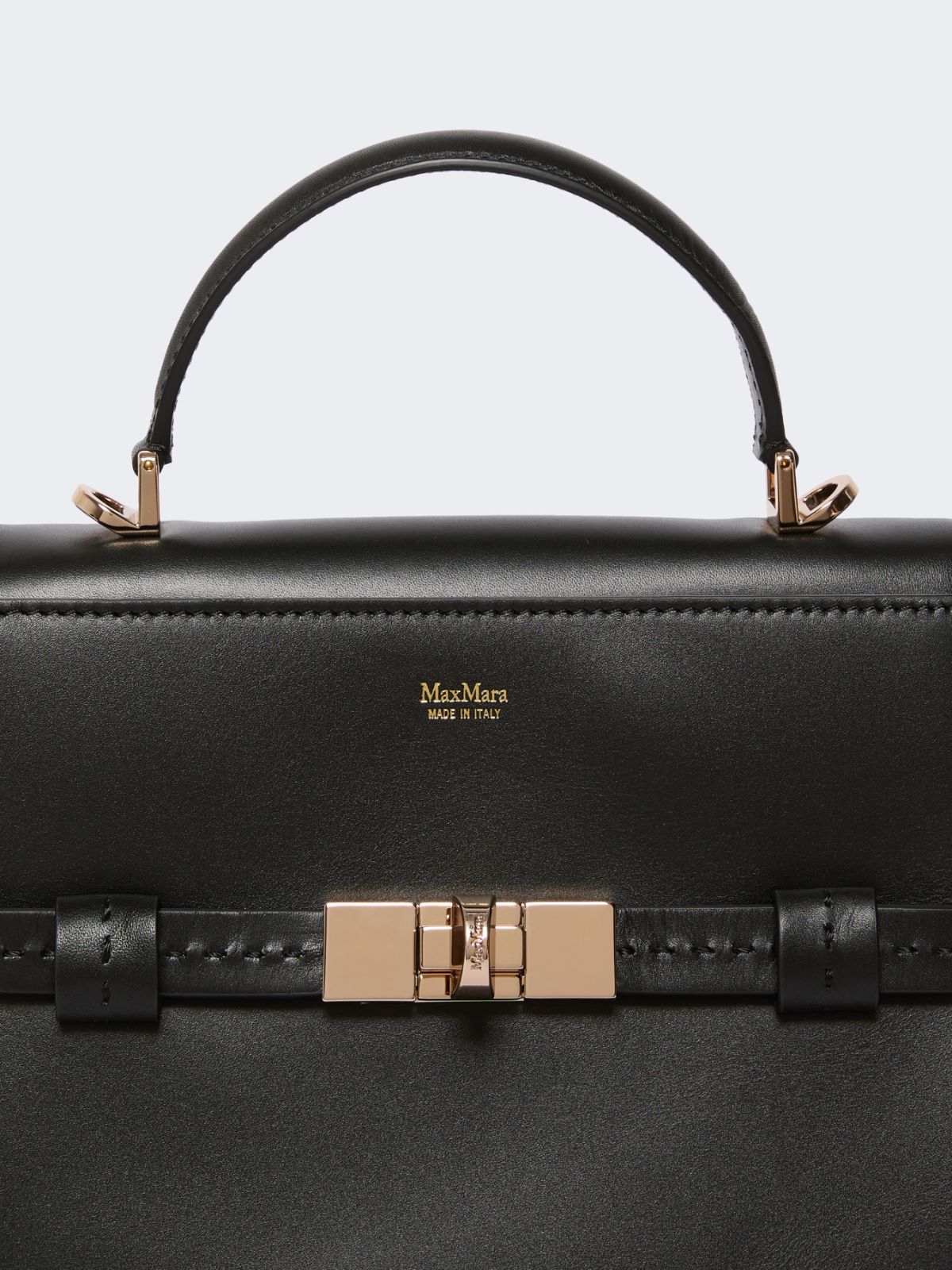 マルゴー] カーフレザー ハンド バッグ, black | Max Mara