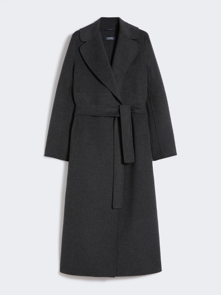 Grey wool coat dark grey virgin wool | Max Mara