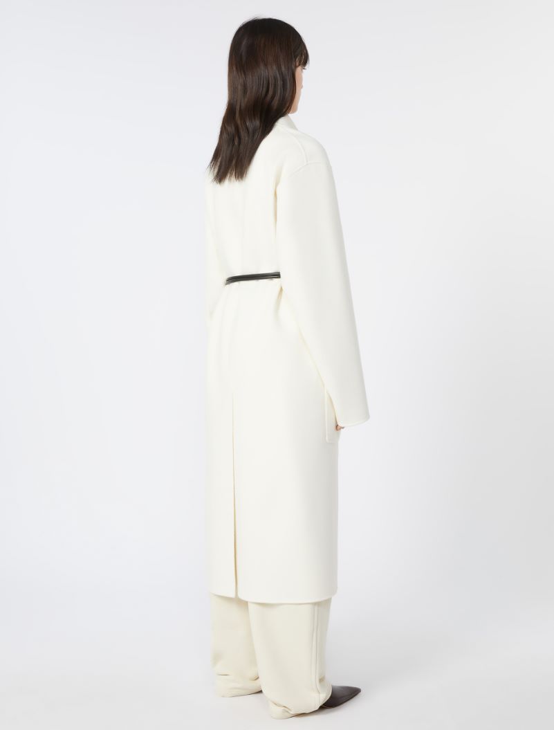Double-faced robe coat, milk | Sportmax