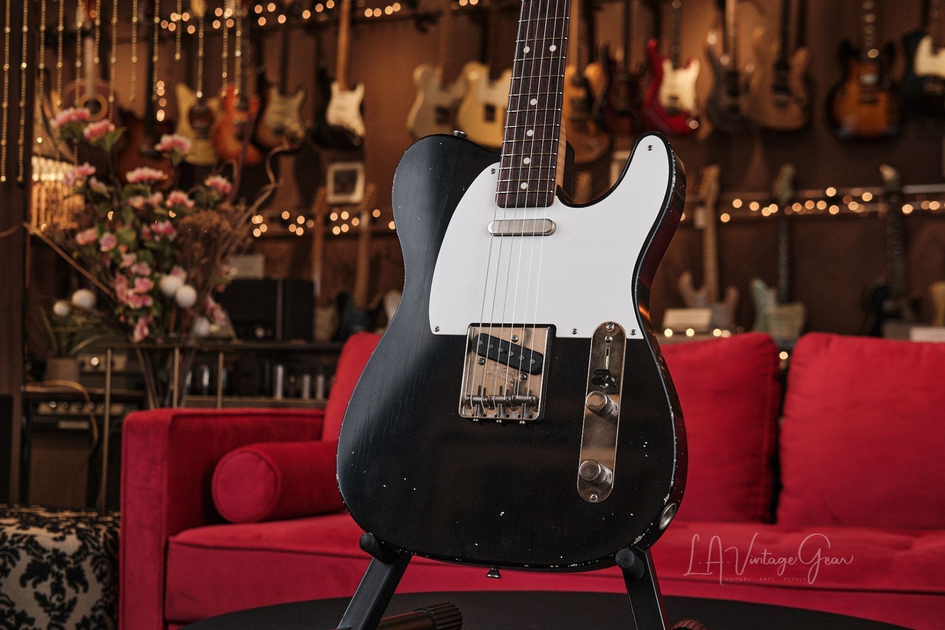 Xotic XTC-1 T-Style Relic'd Electric Guitar – Black Finish #3709
