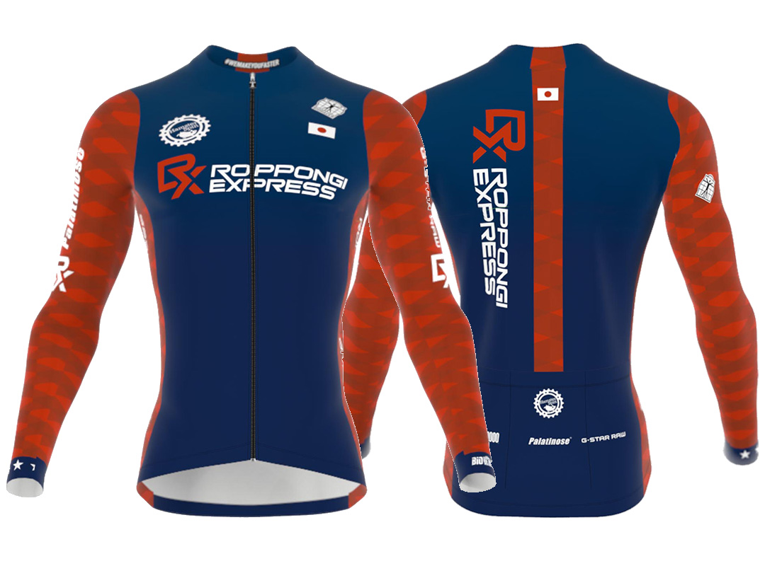 Bioracerオーダーサイクルジャージ】Roppongi Express様採用アイテムを