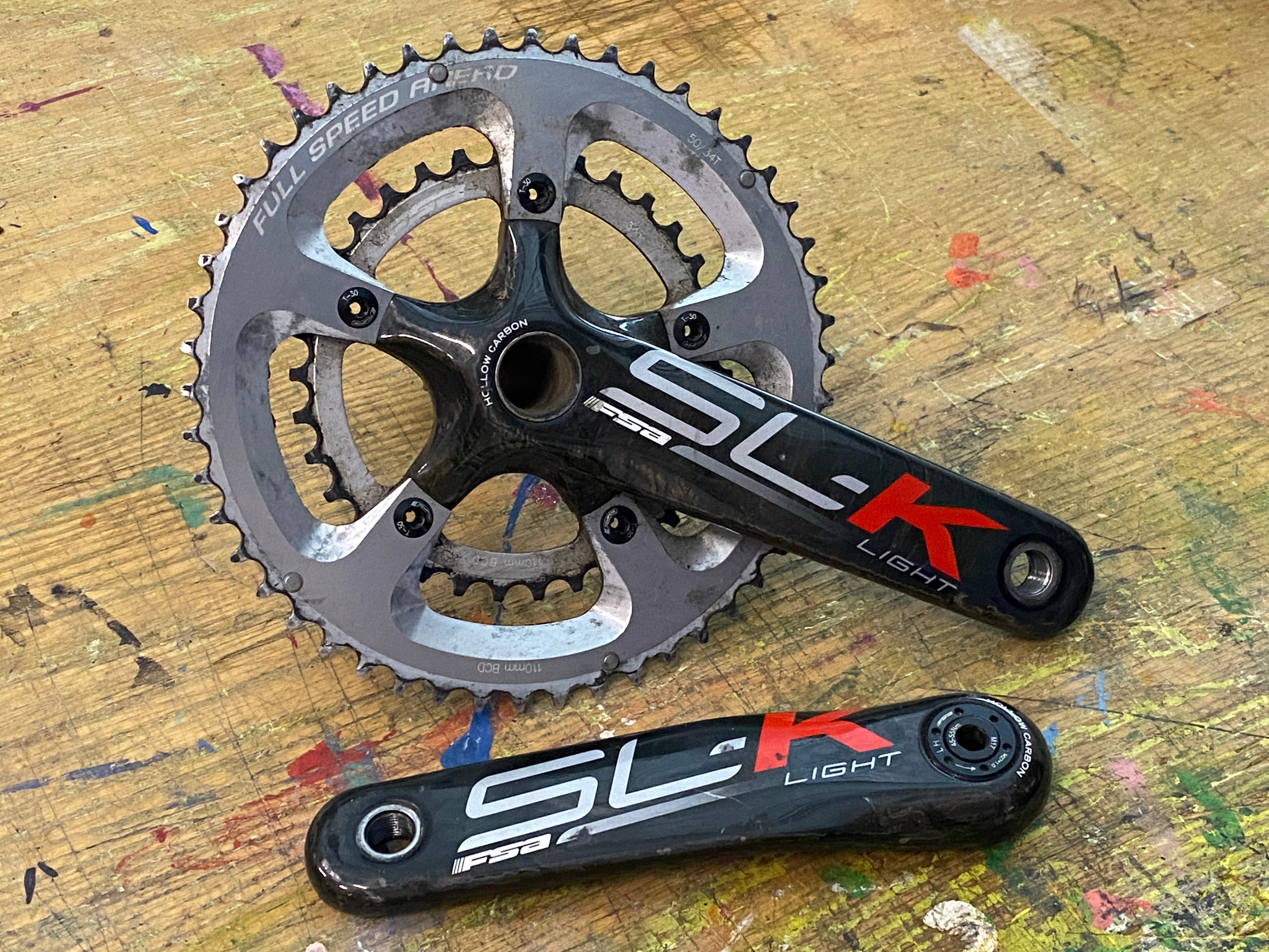 FSA K-FORCE クランクセット 170mm 50/34T FSA K-Force Light
