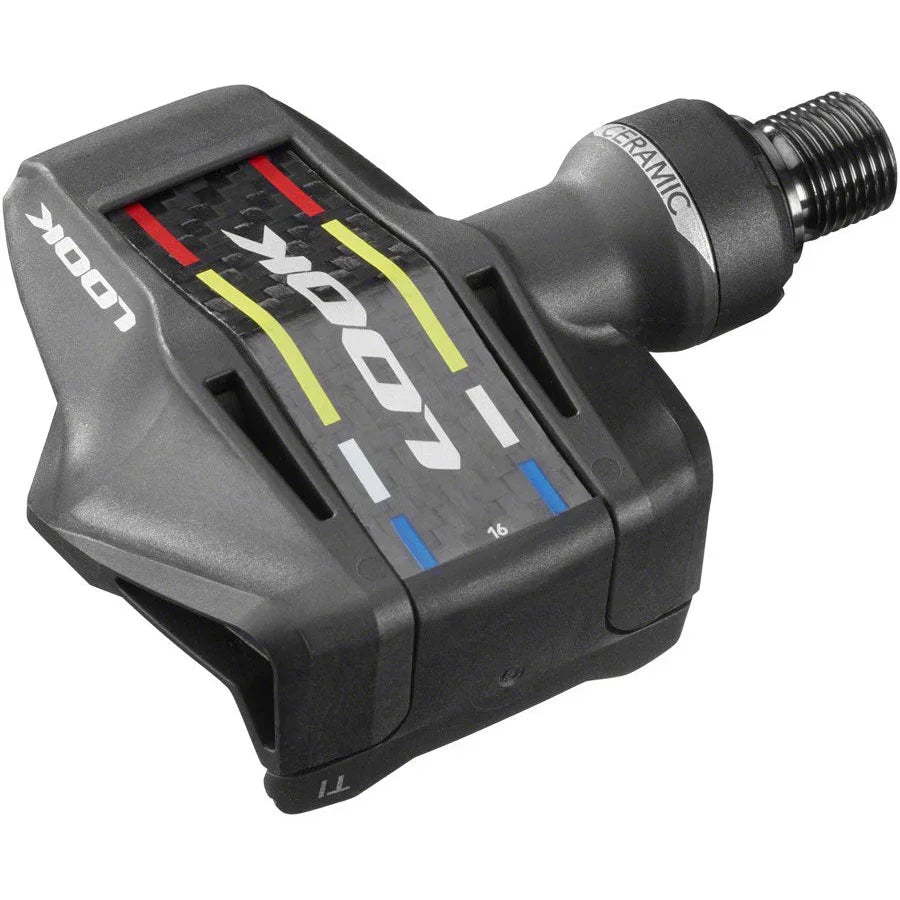 LOOK KEO BLADE CARBON CERAMIC Ti Pedals - Clipless, Titanium, 9/16