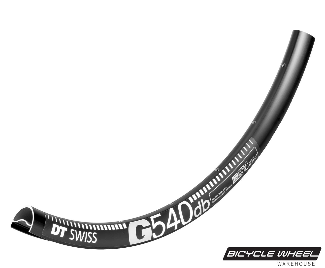 DT Swiss G540db 700c Tubeless Clincher Wheel Set - Bicycle Wheel