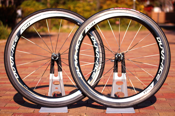 100km未満使用SHINANOシマノDURA-ACEチューブラーホイールC50 100km