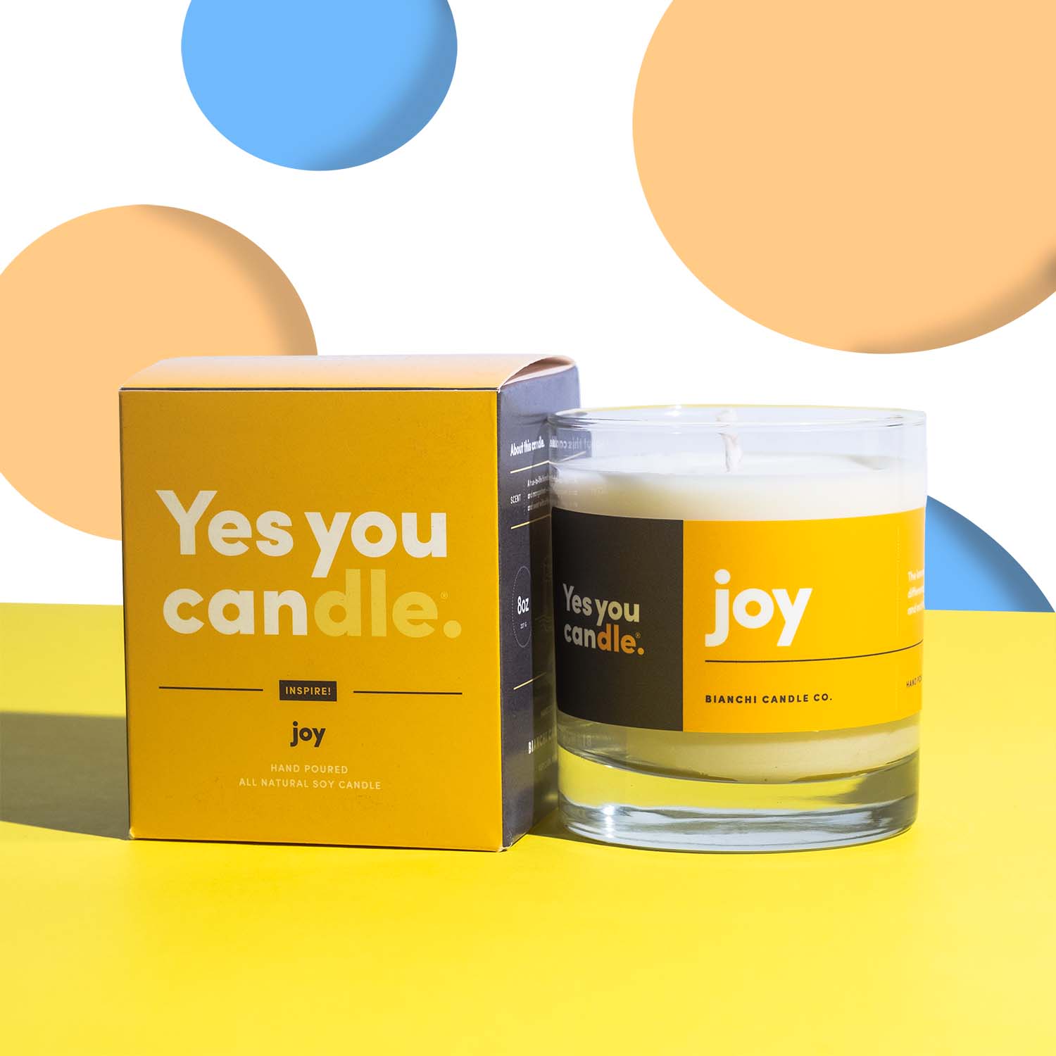 Joy Inspirational Candle – Bianchi Candle Co