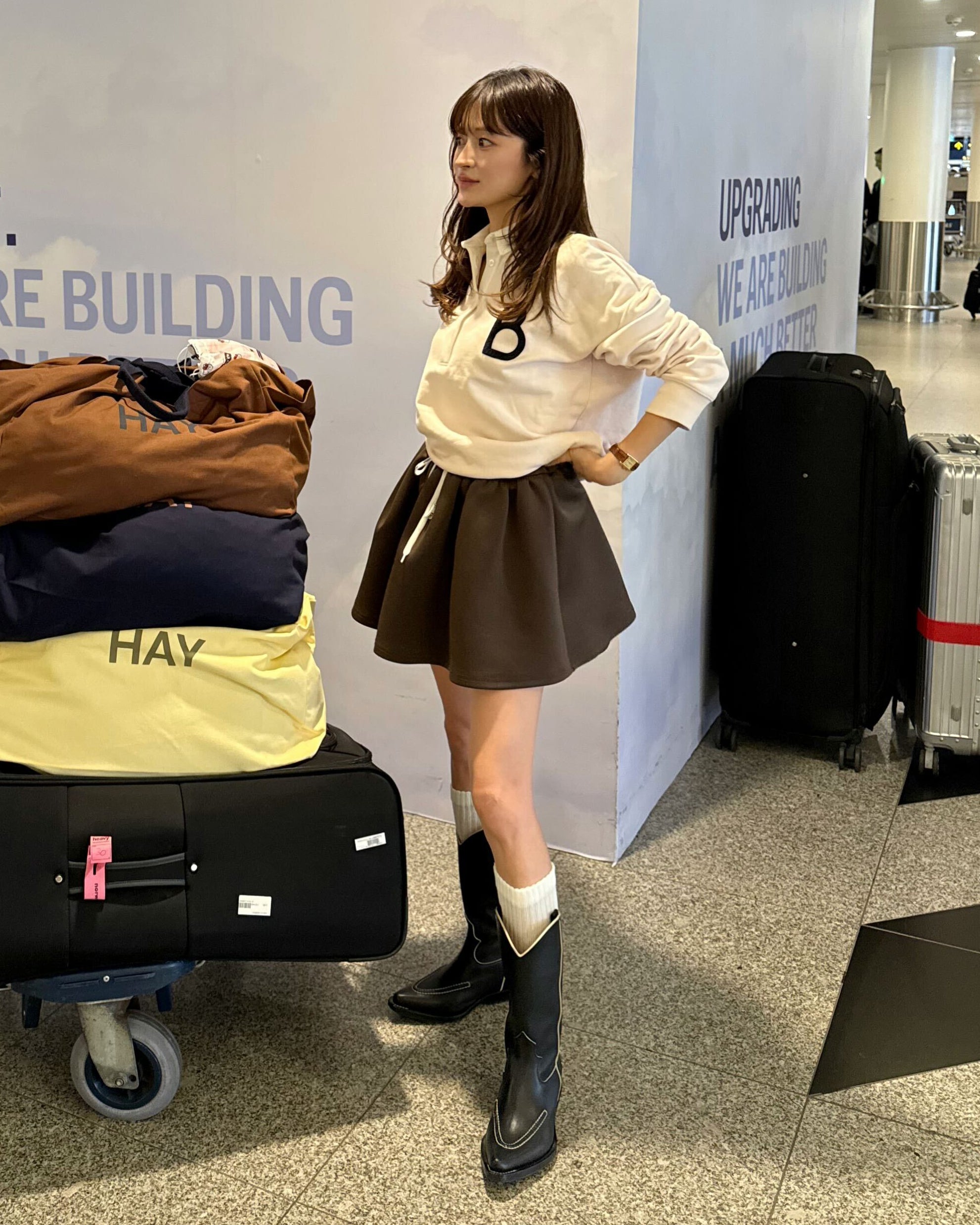 BIBIY. MADE | NELLY MINI SKIRT BROWN｜Bibiy.