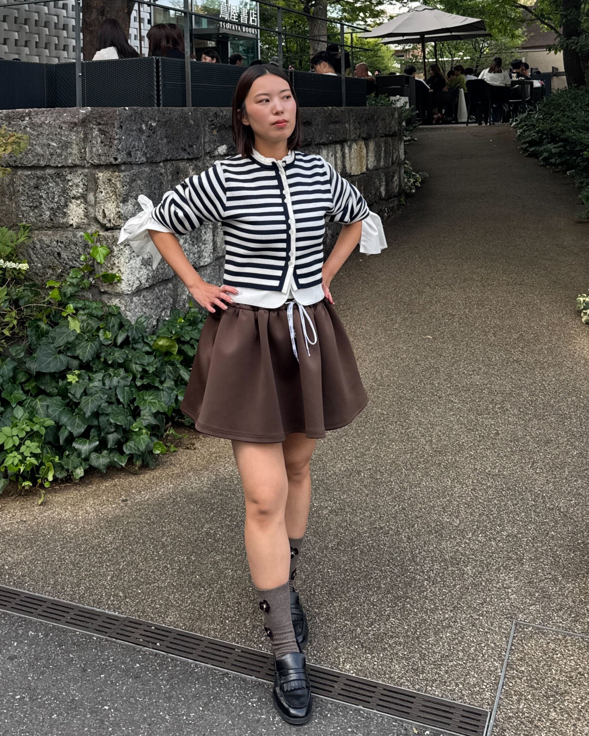 BIBIY. MADE | NELLY MINI SKIRT BROWN｜Bibiy.