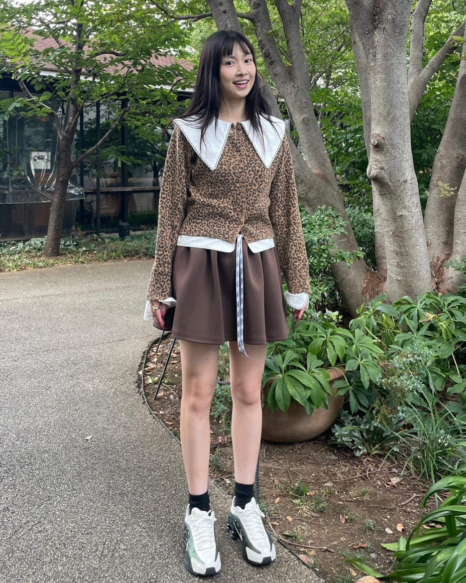 BIBIY. MADE | NELLY MINI SKIRT BROWN｜Bibiy.