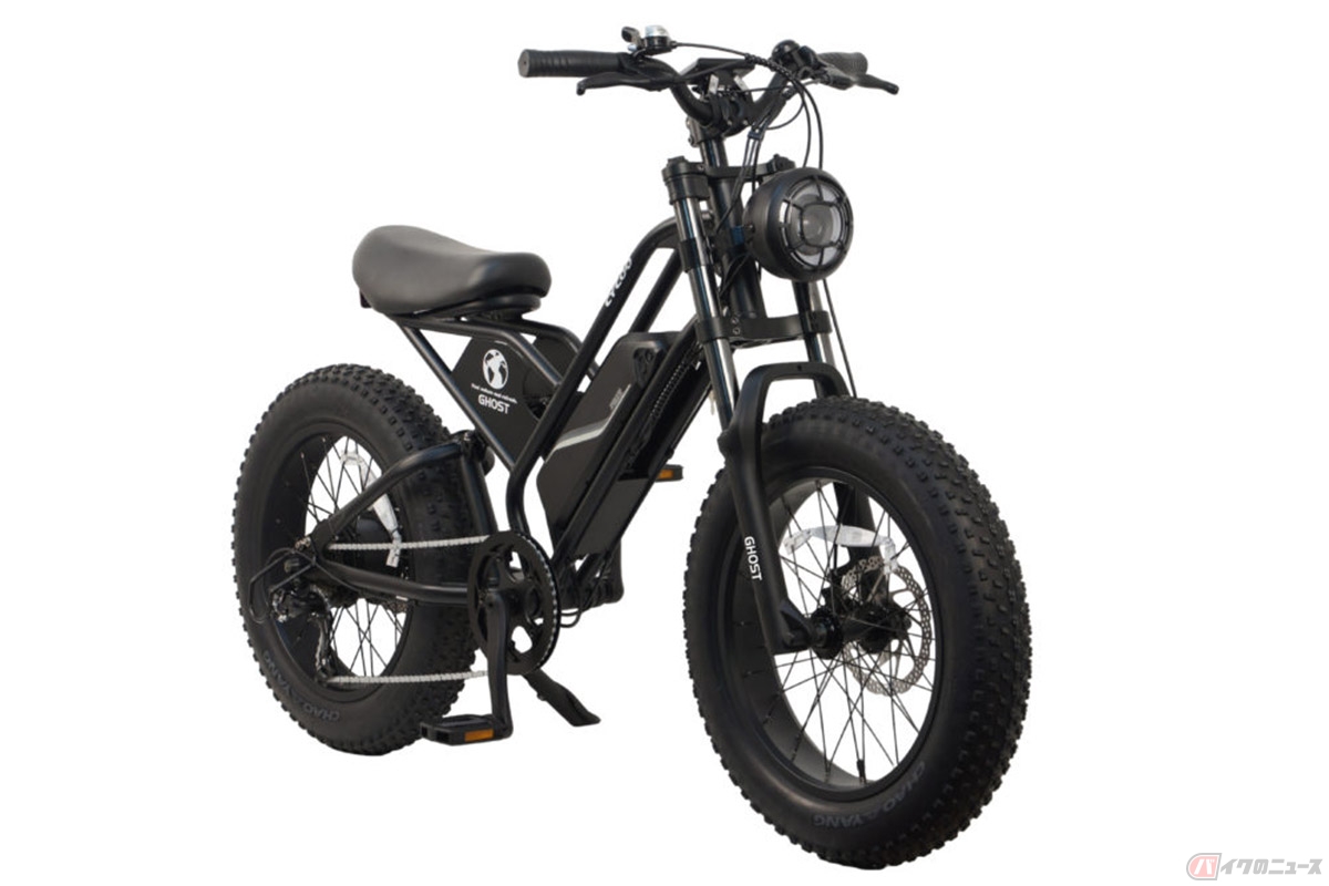CYCOO「GHOST」 国家公安委員会認定の電動ファットモデル登場 | バイク