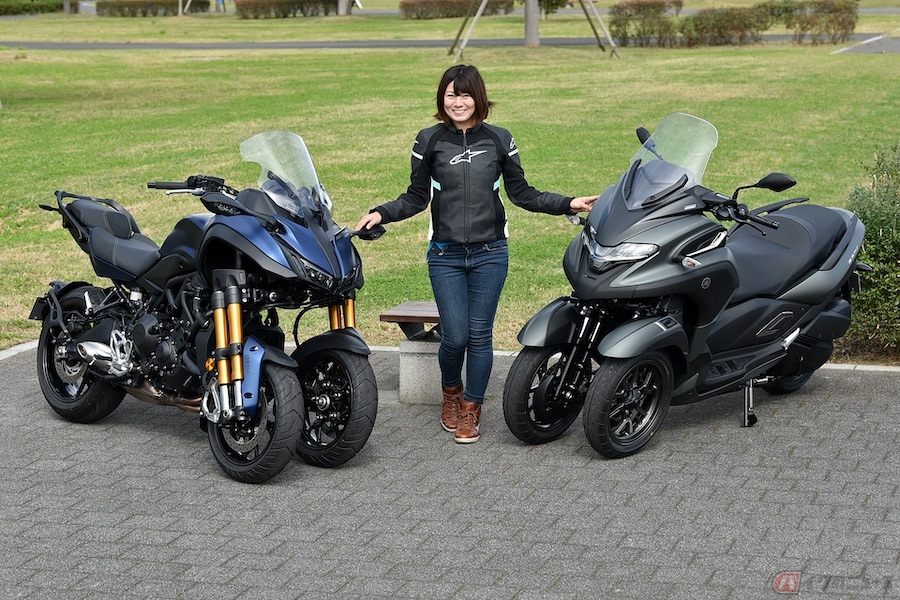 遂に登場! 自立する3輪バイク ヤマハ「トリシティ300」はホントに転ば