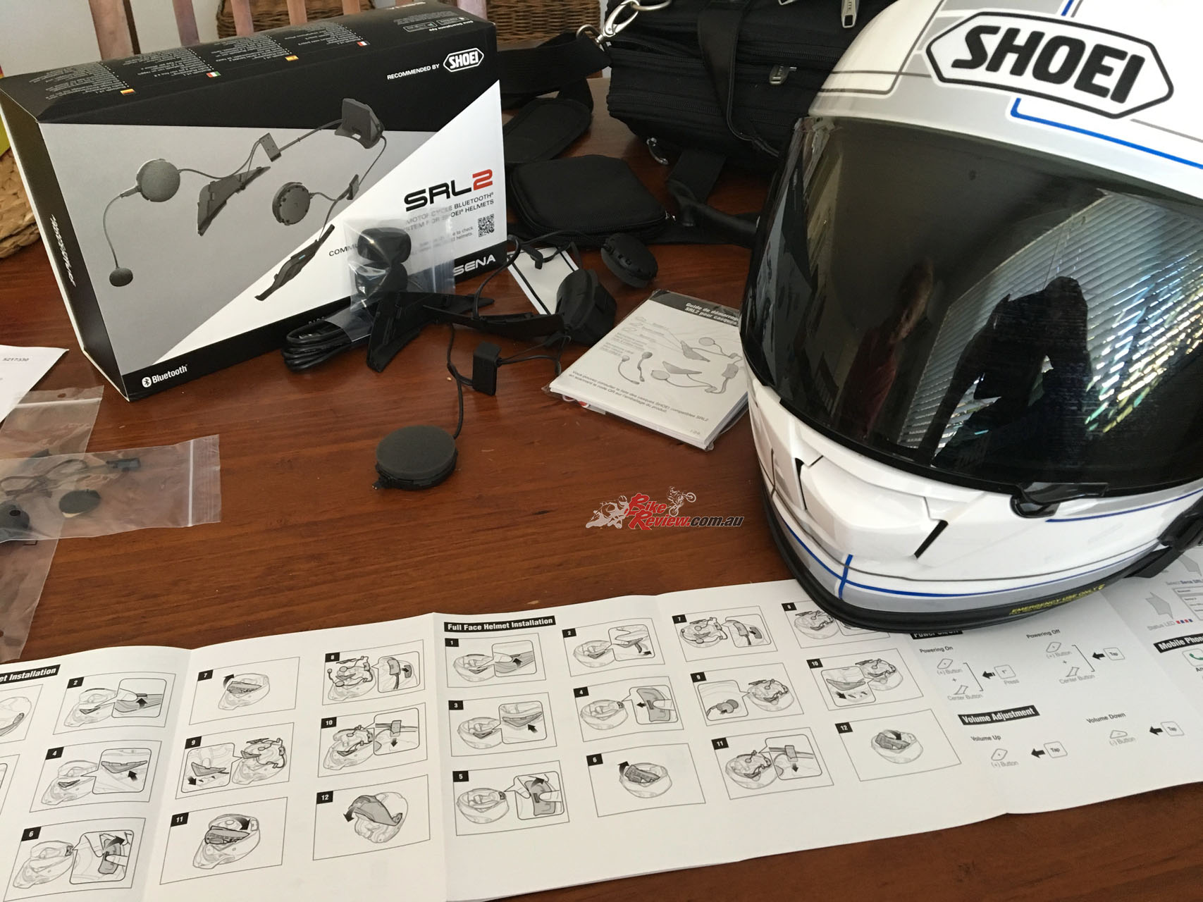 Product Review: SENA SRL2 Intercom & Shoei GT-Air II Combo - Bike