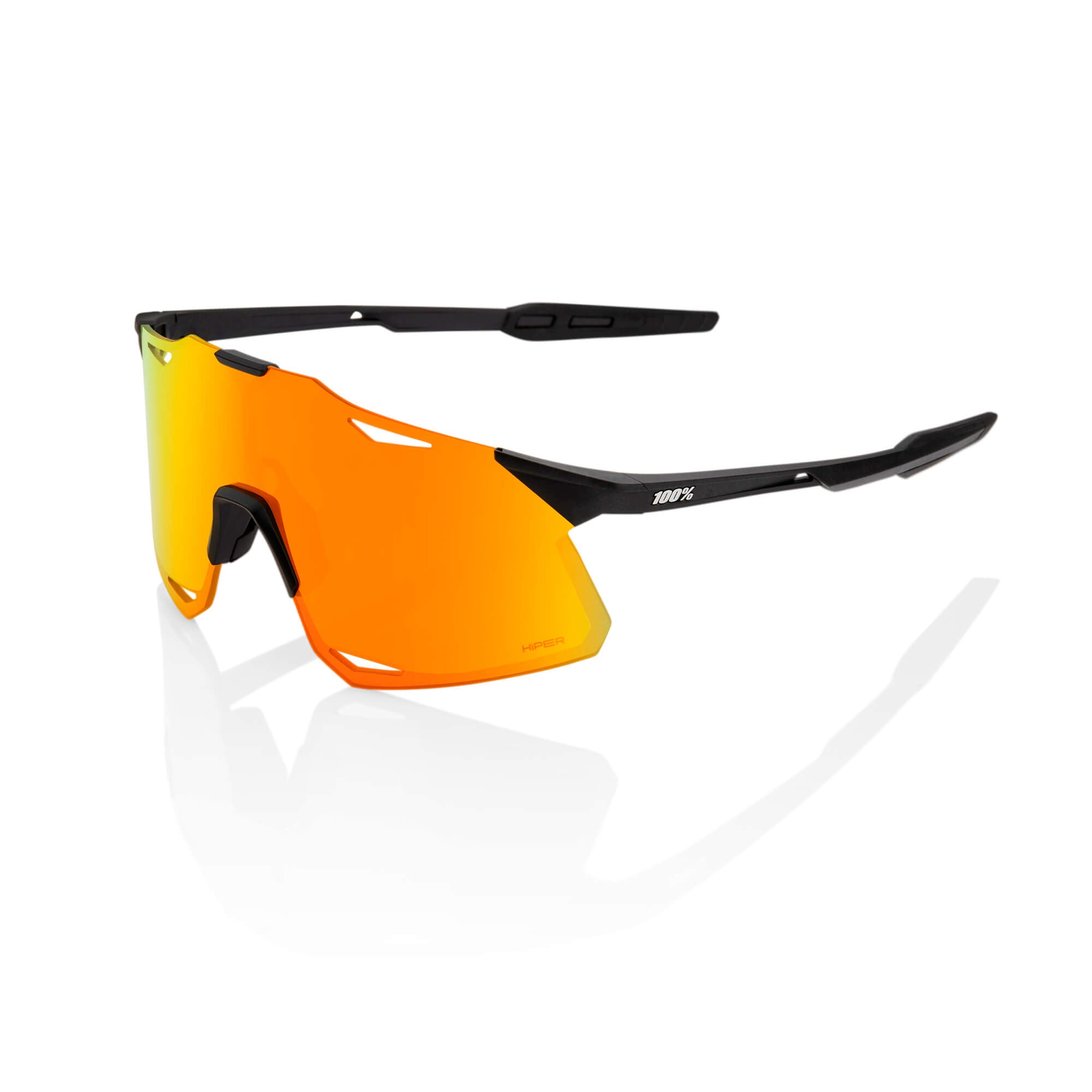 HYPERCRAFT - Matte Black / HiPER Red Multilayer Mirror Lens | 100